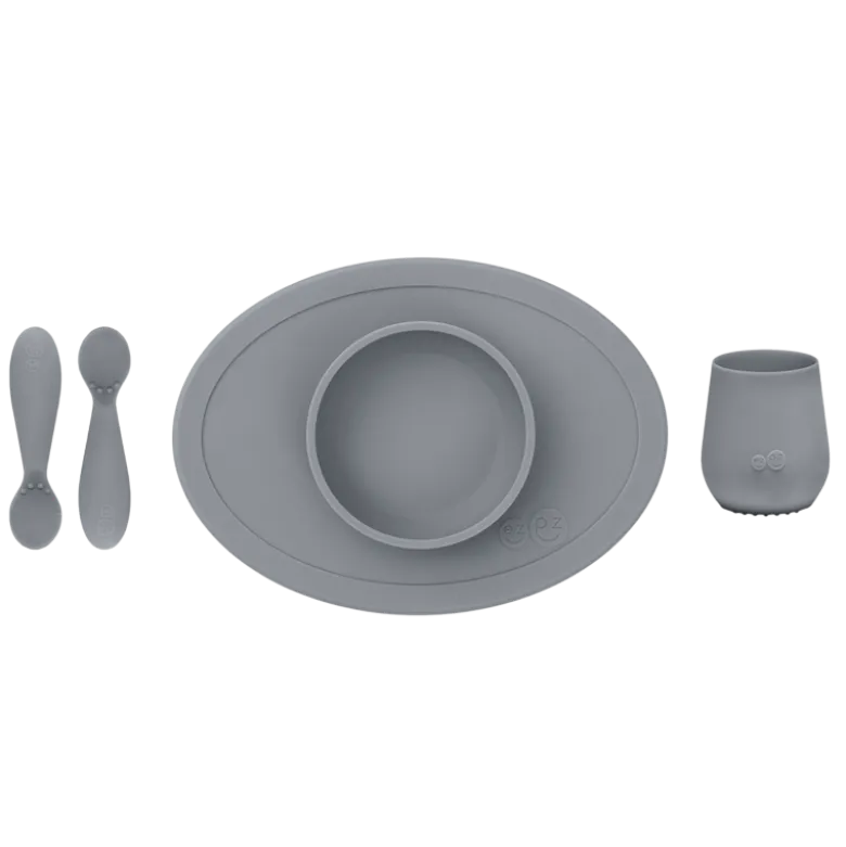 EZPZ First Foods Set Grey (1 stk)