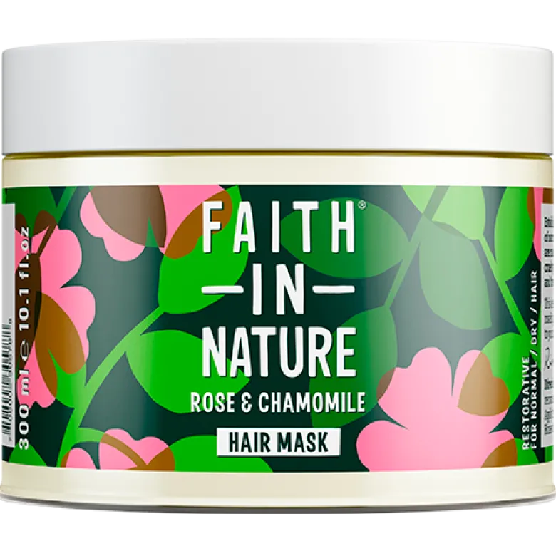 Faith In Nature Rose & Chamomile Hårmaske (300 ml)