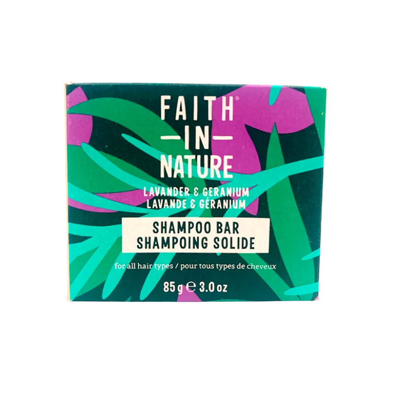 Faith In Nature Shampoobar Lavendel & Geranium (85 g)