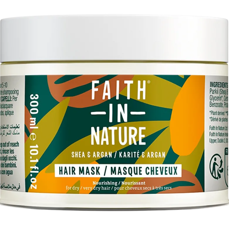 Faith In Nature Shea & Argan Hårmaske (300 ml)