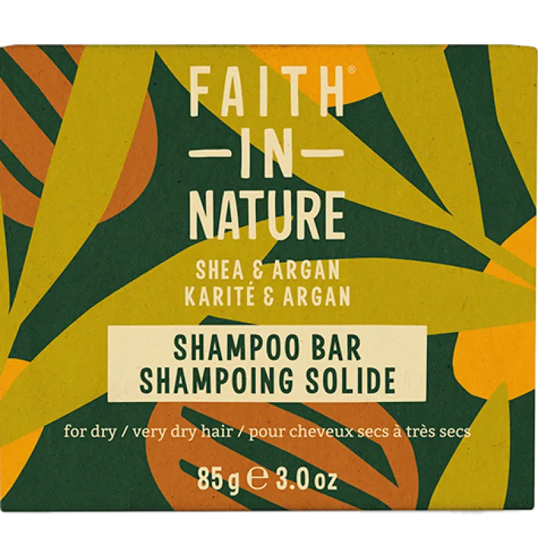 Faith In Nature Shea & Argan Shampoo Bar (85 g)