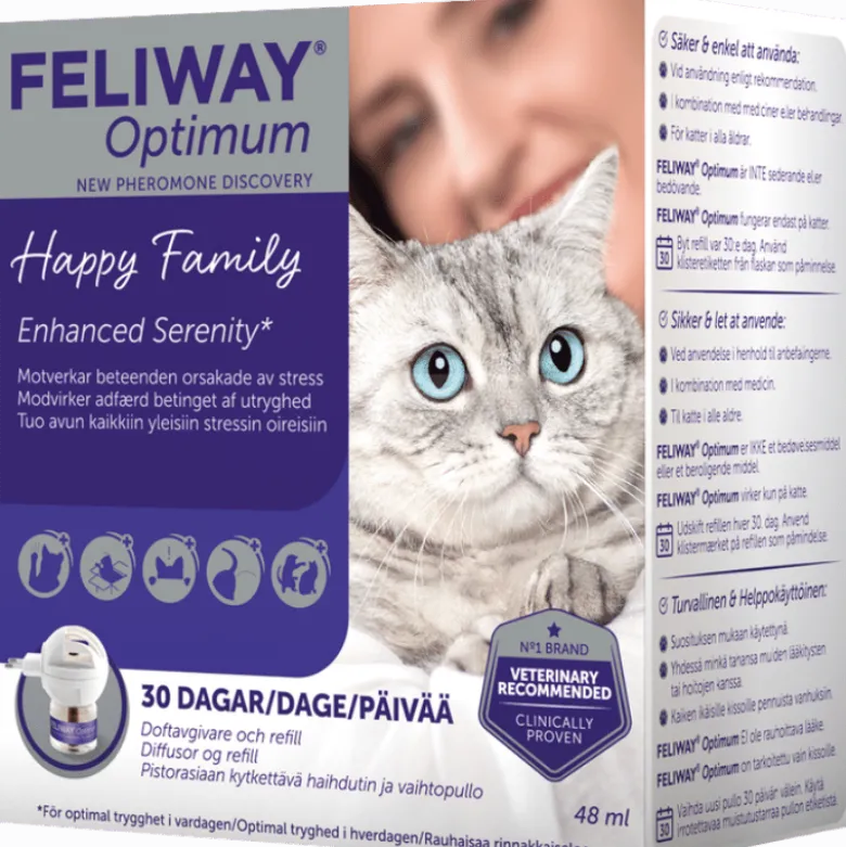 Feliway Optimum Diffusor M. Flaske 48 ml (1 stk)