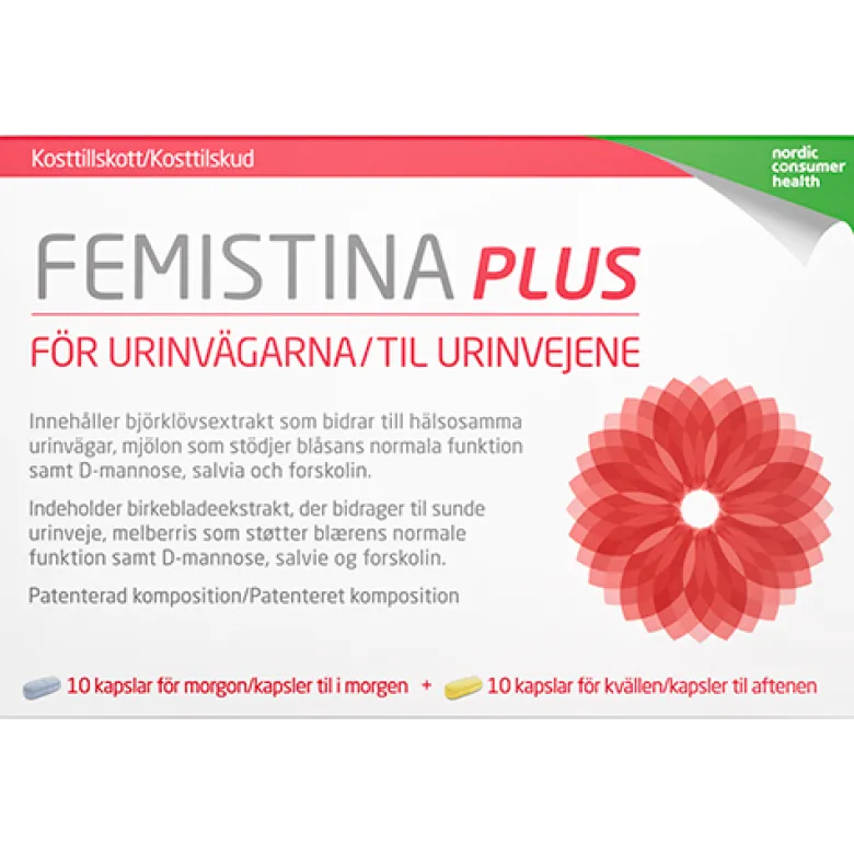 Femistina Plus Til Urinvejene (20 kaps)