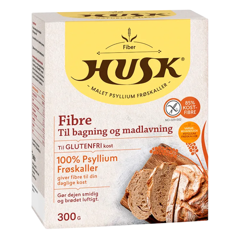 Fiber HUSK - Glutenfri Bagemiddel (300 g)