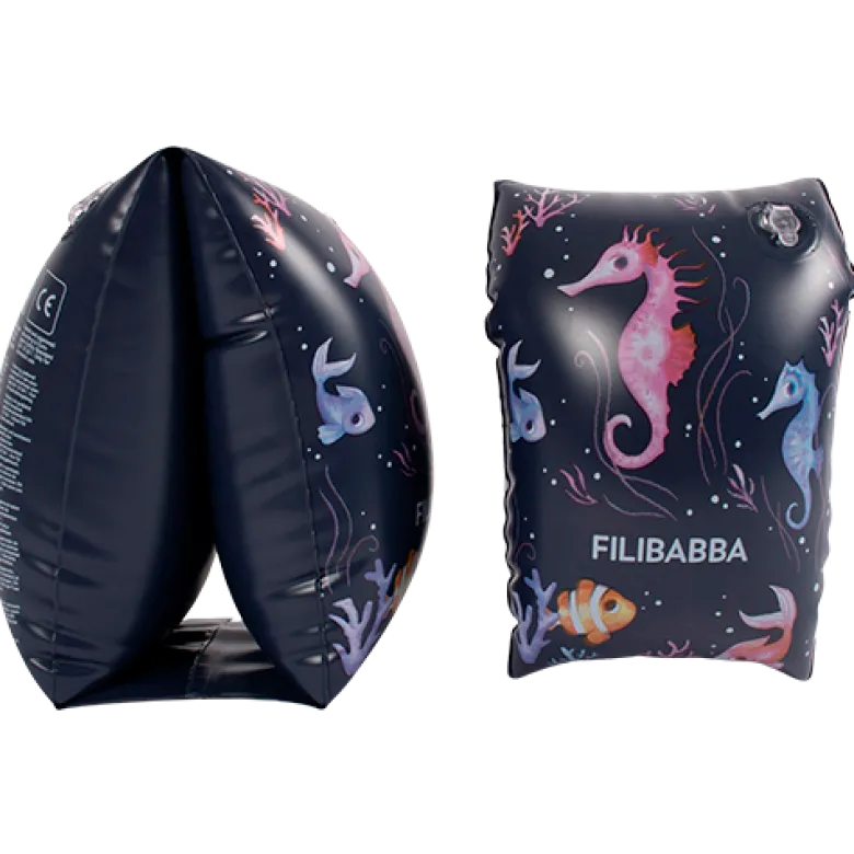 Filibabba Badevinger Alfie Rainbow Reef (1 sæt)