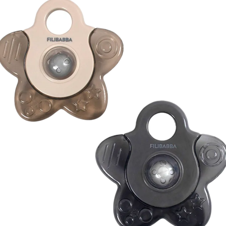 Filibabba Bidering Cooling Star Grey Mix (2 stk)