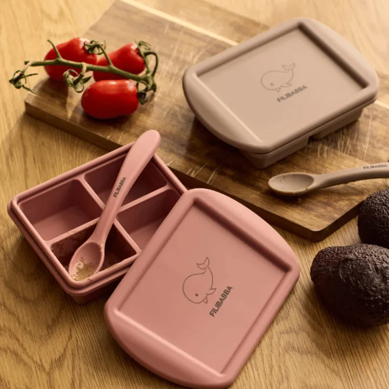Filibabba Frysebakke Til Babymad 4x65 ml Rose Mix (2 stk)