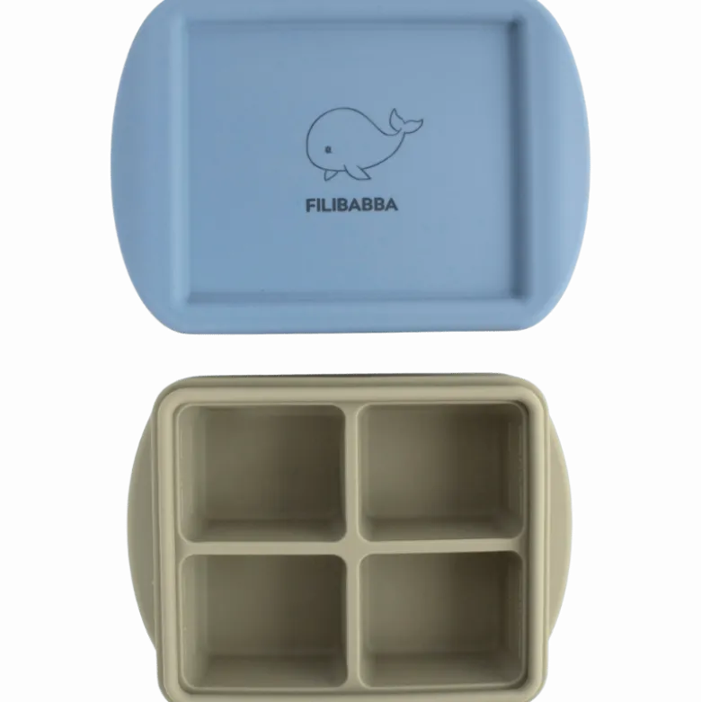 Filibabba Frysebakke Til Babymad 4x65 ml Ocean Mix (2 stk)