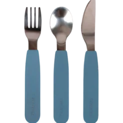 Filibabba Silikone Bestiksæt Powder Blue (1 sæt)