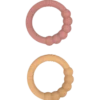 Filibabba Silikone Bidering Vintage Rose (2 stk)