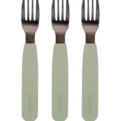 Filibabba Silikone Gafler Green (3 stk)