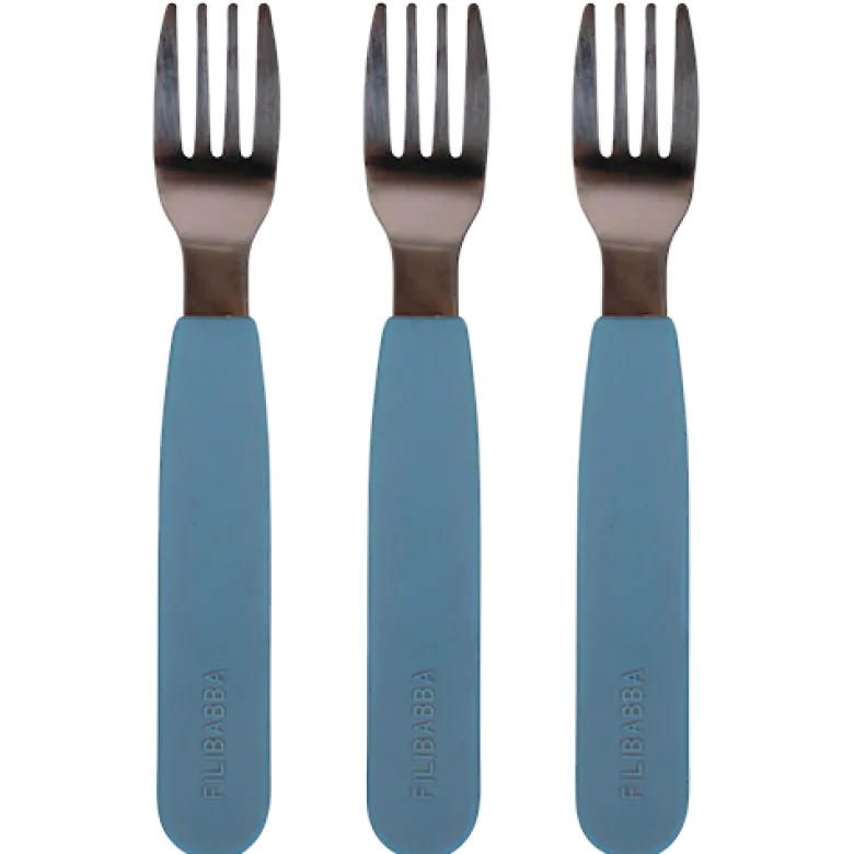 Filibabba Silikone Gafler Powder Blue (3 stk)