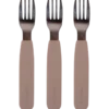 Filibabba Silikone Gafler Warm Grey (3 stk)