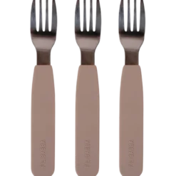 Filibabba Silikone Gafler Warm Grey (3 stk)