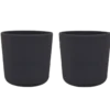 Filibabba Silikone Kop Stone Grey (2 stk)