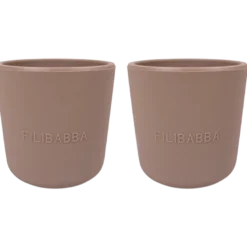 Filibabba Silikone Kop Warm Grey (2 stk)