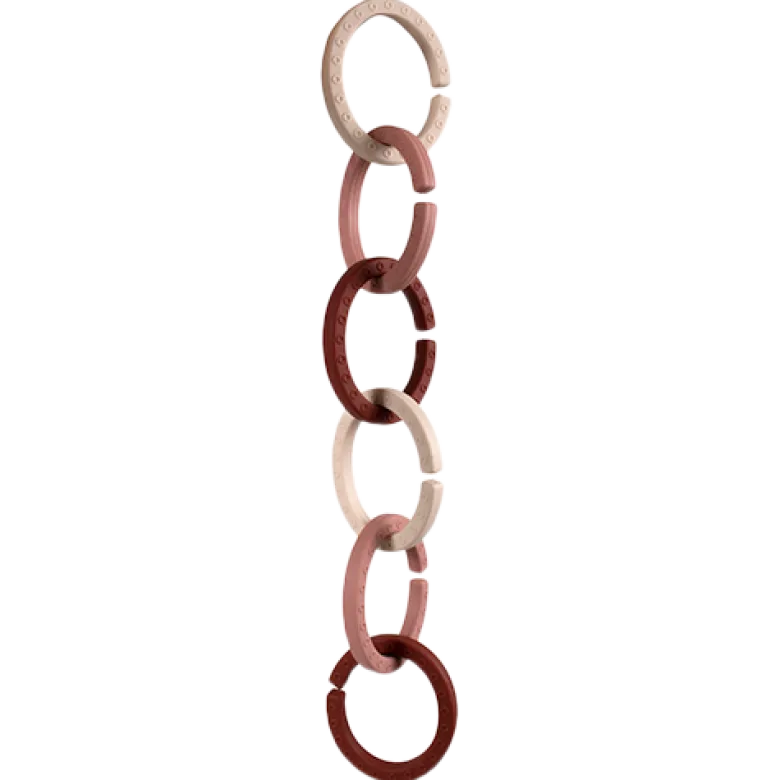 Filibabba Silikone Ophængsringe Rose (1 stk)