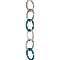 Filibabba Silikone Ophængsringe Blue (1 stk)