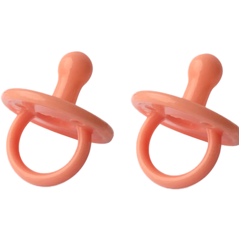 Filibabba Silikone Sutter Coral (2 stk)