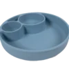 Filibabba Silikone Tallerken Ruminddelt Powder Blue (1 stk)