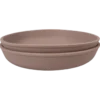 Filibabba Silikone Tallerken Warm Grey (2 stk)