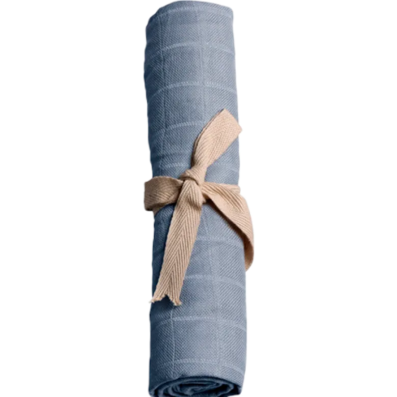 Filibabba Stofble Gots Muslin Warm Blue (1 stk)