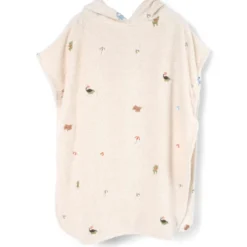 Filibabba Strandponcho M. Broderi Gots - Dino Beach (1 stk)