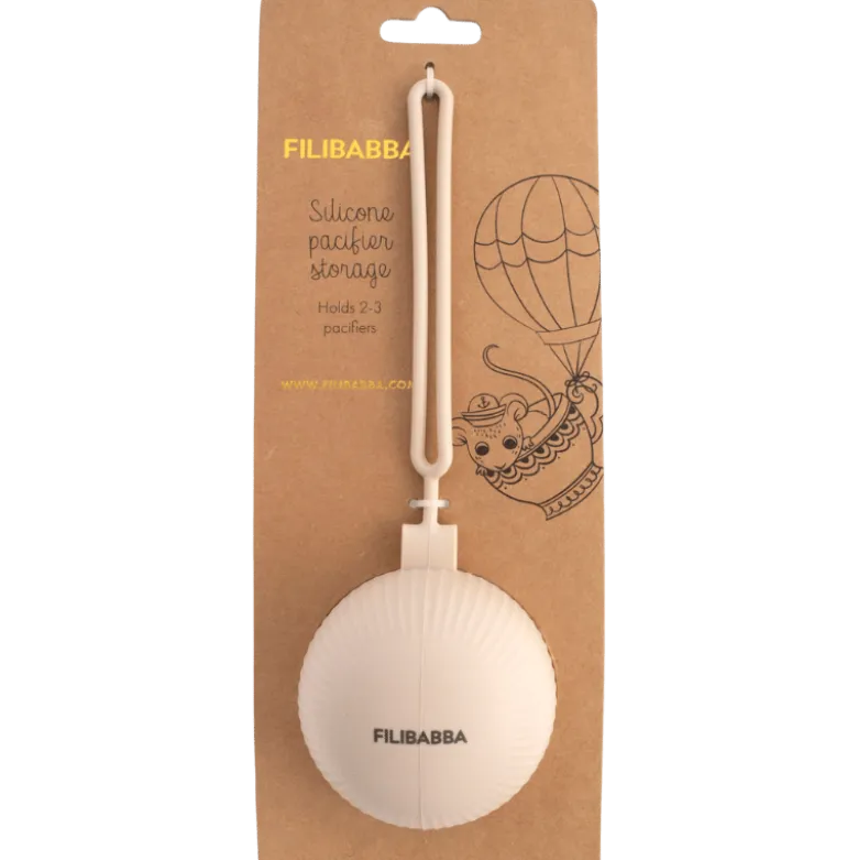 Filibabba Sutteholder Silikone Offwhite (1 stk)