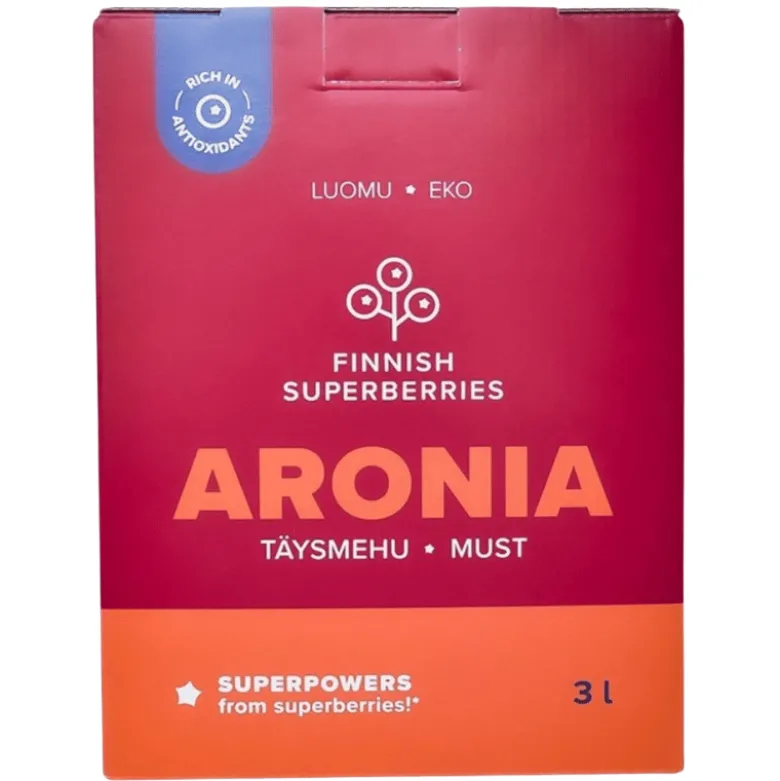 Finnish Superberries Aronia Juice Øko (3 l)