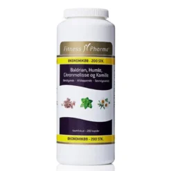 Fitness Pharma Baldrian, Humle, Citronmelisse og Kamille (200 kap)