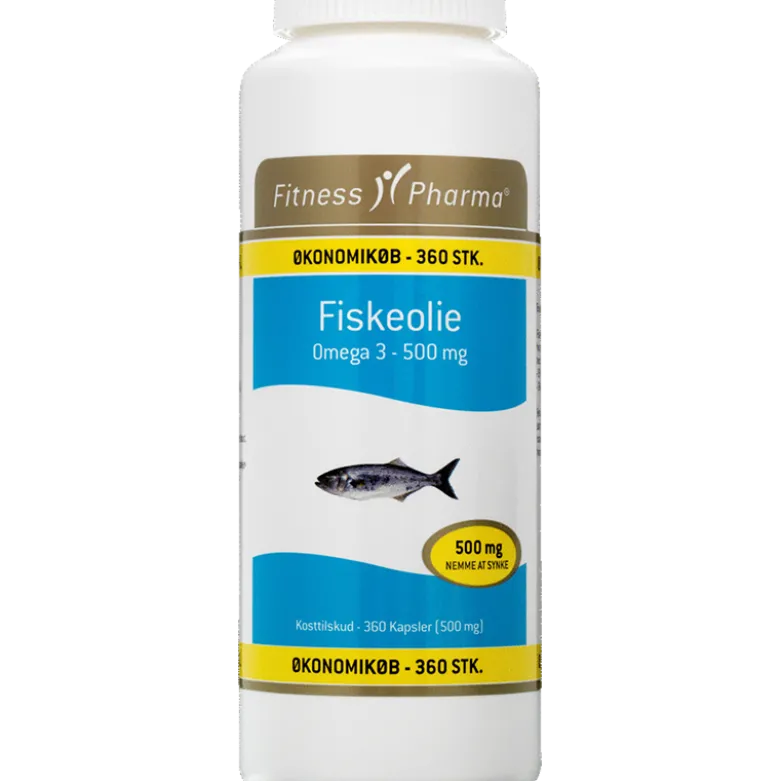 Fitness Pharma fiskeolie 500 mg (360 stk)