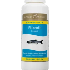 Fitness Pharma Fiskeolie Ø (200 stk)