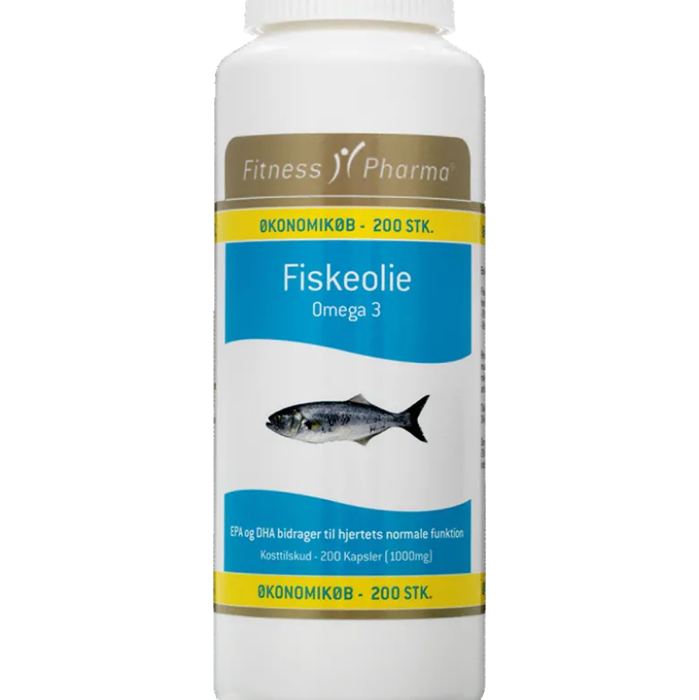 Fitness Pharma Fiskeolie Ø (200 stk)