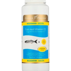 Fitness Pharma Fiskeolie Vitamin D3 (300 kaps)