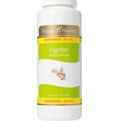 Fitness Pharma Ingefær M. Gurkemeje (250 tabl)