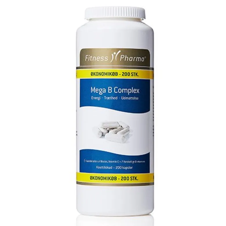 Fitness Pharma Mega B Complex (200 kap)