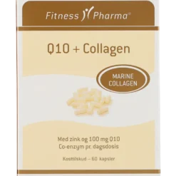 Fitness Pharma Q10 + Collagen (60 stk)