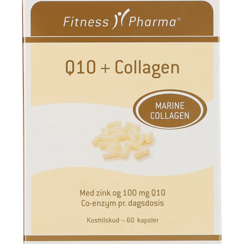Fitness Pharma Q10 + Collagen (60 stk)