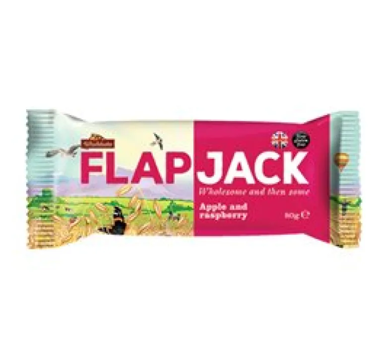 Flapjack Æble og Hindbær (80 gr)