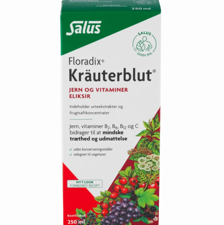 Floradix Kraüterblut Jern og vitaminer (250 ml)