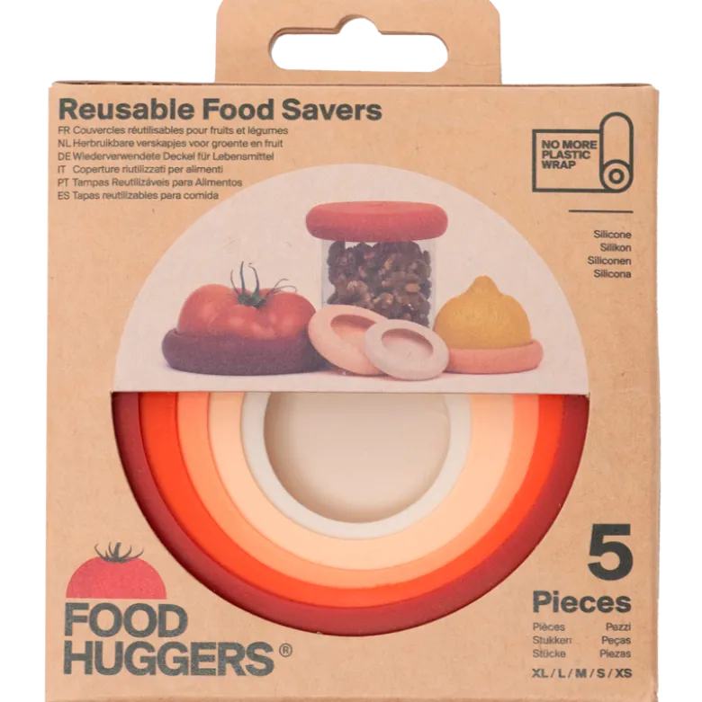 Food Huggers Terra Cotta Sæt (5 stk)