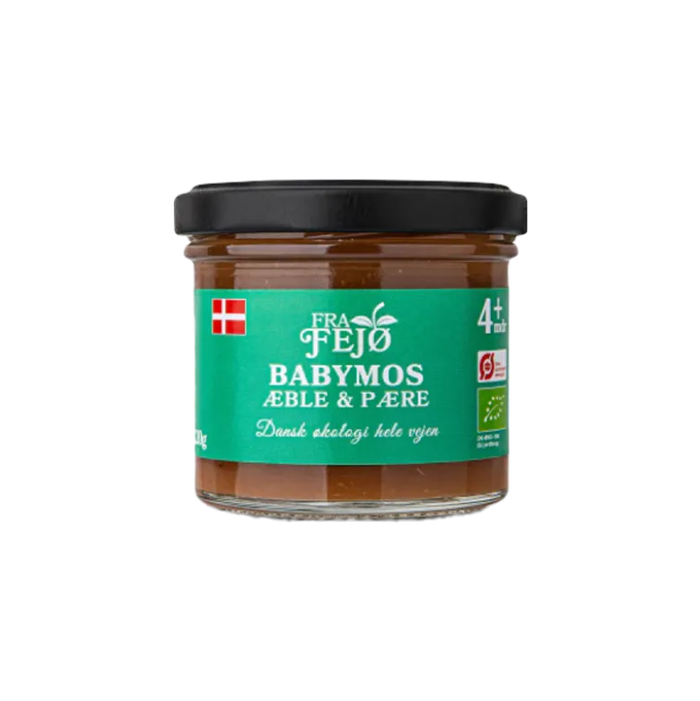 Fra Fejø Babymos Æble/Pære Ø (120 g)