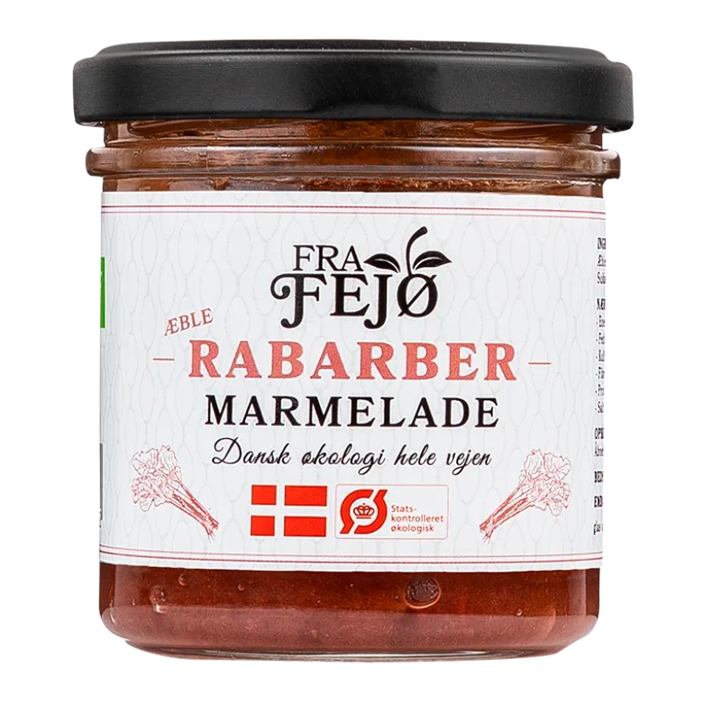 Fra Fejø Marmelade m. Rabarber/Æble Ø (150 g)