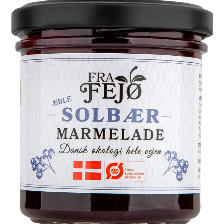 Fra Fejø Marmelade m. Solbær/Æble Ø (150 g)