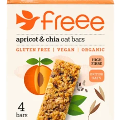 Freee Apricot & Chiafrø Flapjacks 4-pak (140 g)