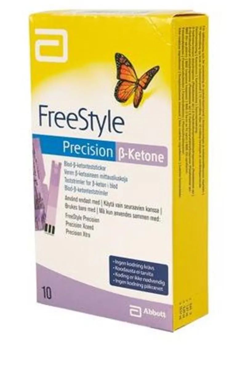 FreeStyle Precision Keton Teststrimler (10 stk)