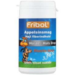 Fribol Hoste/Hals Drops Appelsin (Junior) (60 g)