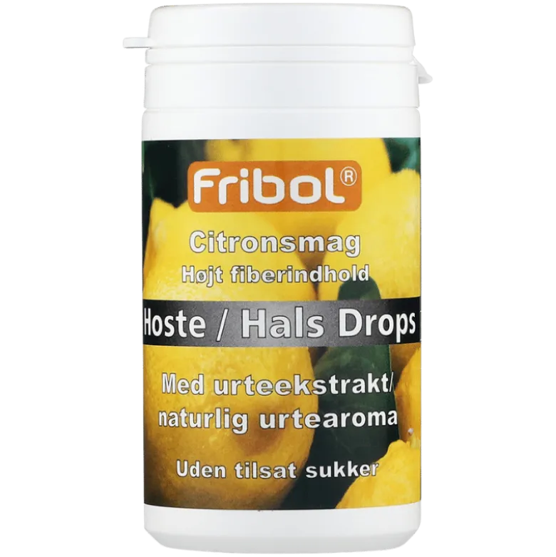 Fribol Hoste/Hals Drops Citron (60 g)