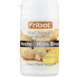 Fribol Hoste/Hals Drops Ingefær (60 g)
