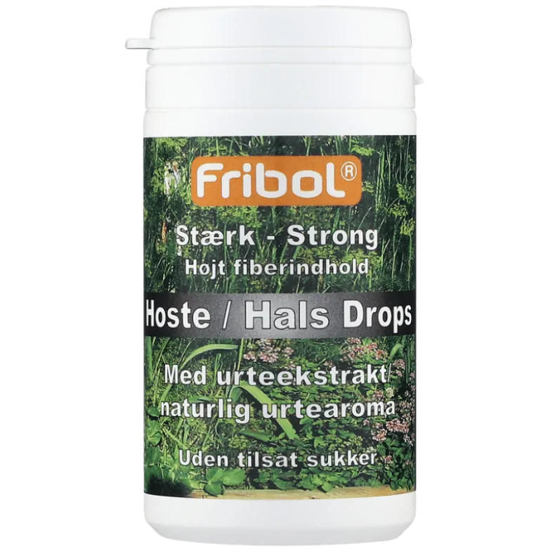 Fribol Hoste/Hals Drops Original Stærk (60 g)